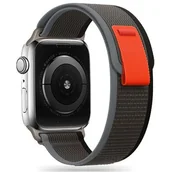 Akcesoria do zegarków - Tech-Protect Opaska Nylon do Apple Watch black/orange - miniaturka - grafika 1