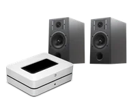 Zestawy stereo - Bluesound POWERNODE (biały) + Diva 3 (czarny) - miniaturka - grafika 1