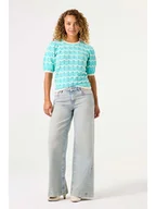 Swetry damskie - Garcia Sweter w kolorze turkusowym - miniaturka - grafika 1