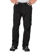 Spodnie męskie - Jack Wolfskin Activate Light Zip Off Spodnie Męskie Czarny Czarny 56 - miniaturka - grafika 1