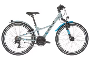 S''cool s''cool XXlite alloy 24 21-S Dzieci, grey/petrol 24" 2020 Rowery dla dzieci i młodzieży 7265 - Rowery - miniaturka - grafika 1
