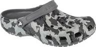Buty dla dziewczynek - Crocs Crocs Classic Spray Camo Kids Clog 207594-097 Czarne 28/29 - miniaturka - grafika 1