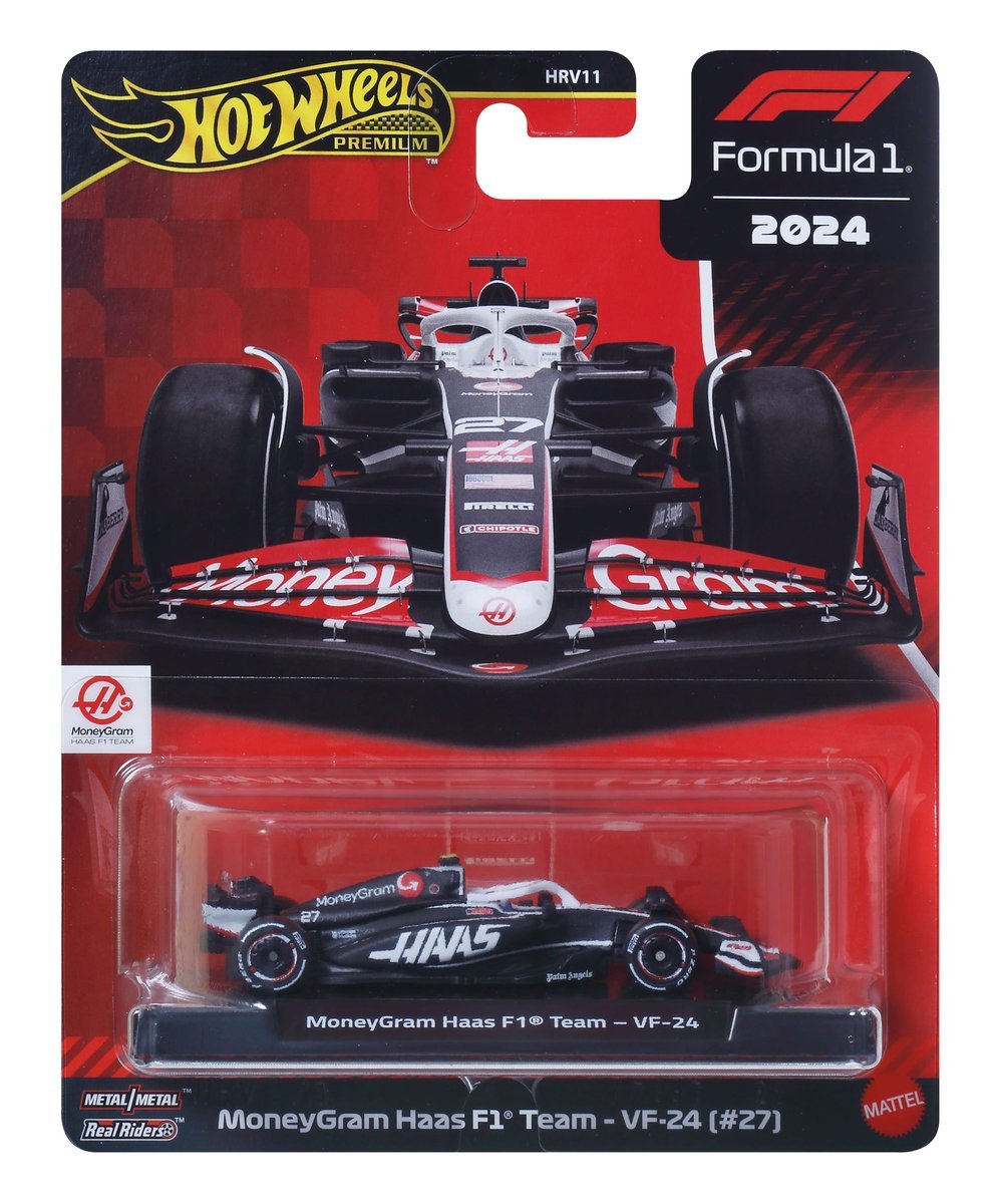 Hot Wheels Premium Formuła 1 Samochodzik JBM22