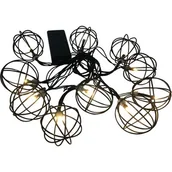 Lampy pozostałe - Polux Girlanda VIBORG 10 LED czarna baterie 2 AA nie dołączono - miniaturka - grafika 1