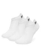 Skarpetki damskie - Reebok Zestaw 3 par niskich skarpet unisex R0356P-SS24 (3-pack) Biały - miniaturka - grafika 1