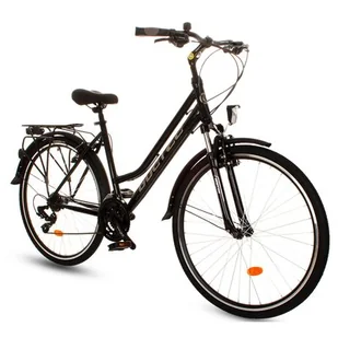 Rower trekkingowy GOETZE Gemini D17 28 cali damski Czarny - Rowery - miniaturka - grafika 1