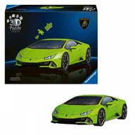 Puzzle - Puzzle 3d 158 elementów samochód lamborghini huracan evo verde - miniaturka - grafika 1
