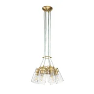 Lampy sufitowe - Brinley lampa wisząca mosiądz KL-BRINLEY6-BB Kichler - miniaturka - grafika 1