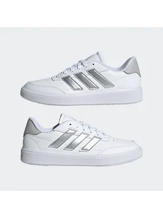 adidas Sneakersy "COURTBLOCK" w kolorze białym - Trampki damskie - miniaturka - grafika 1