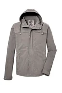 Kurtki męskie - G.I.G.A. DX Męska kurtka/kurtka przejściowa z kapturem GS 16 MN JCKT GOTS, ciemny kamień, M, 42660-000 - miniaturka - grafika 1