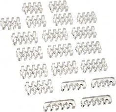 Organizer SilverStone Uchwyt Przezroczysty 20 sztuk ZUUV-280 - Maskownice do kabli - miniaturka - grafika 1