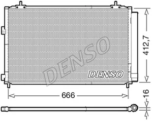 Skraplacz, klimatyzacja Denso DCN50059 - Akcesoria do klimatyzacji i ogrzewania - miniaturka - grafika 1