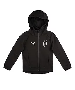 Puma Unisex dziecięca kurtka Neymar Jr Evostripe Jr Sweater Black 140 605631 - Kurtki i płaszcze dla dziewczynek - miniaturka - grafika 1