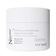 Maski do włosów - Nacomi - Next Level - Soothing Anti-Hair Loss Scalp & Hair Mask - Kojąca maska do skóry głowy i włosów - Przeciw wypadaniu - 150 ml - miniaturka - grafika 1