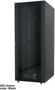 INTELLINET 48,3 cm 19Zoll Netzwerkschrank Premium Line 32 HE 1589x600x800mm HxBxT Flatpack Traglast 2000kg grau 715515 - Szafy rack - miniaturka - grafika 1