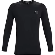 Koszulki męskie - Under Armour Koszulka HG Armour Fitted LS-BLK - XL 1361506-001_XL - miniaturka - grafika 1