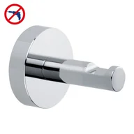 Półki łazienkowe - tesa TESA smooz haków ze stali szlachetnej (chromowany na wysoki połysk, roztwór w zestawie, wysoka siła przytrzymująca (do 6 kg), 49 MM X 49 MM X 60 MM) - miniaturka - grafika 1