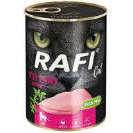 Mokra karma dla kotów - Dolina Noteci RAFI Cat adult z indykiem 400 g dla dorosłych kotów - miniaturka - grafika 1