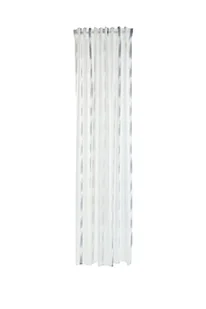 Zasłona szara, przezroczysta, paski, nowoczesna, salon, pokój dziecięcy, sypialnia, 140 x 245 cm - Firany i zasłony dla dzieci - miniaturka - grafika 1