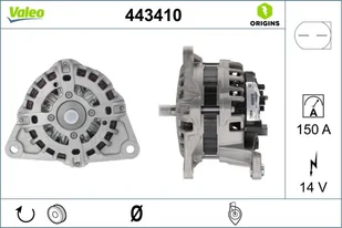 Alternator Valeo 443410 - Alternatory - miniaturka - grafika 1