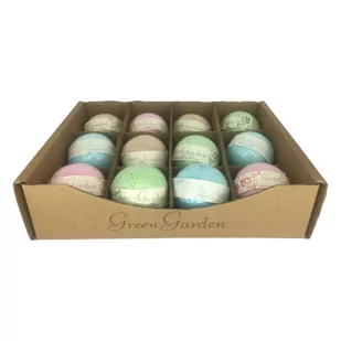Green Garden, Zestaw dużych kolorowych kul do kąpieli, 12 szt. - Pozostałe akcesoria do kąpieli i SPA - miniaturka - grafika 1