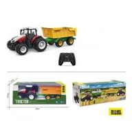 Zabawki zdalnie sterowane - Traktor z przyczepą zdalnie sterowany + efekty świetlne 384645 Hh Poland - miniaturka - grafika 1