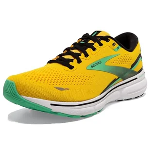 BROOKS Ghost 15, Męskie trampki, 45 EU, Lemon Chrome Black Sedona Sage, 45 EU - Trampki męskie - miniaturka - grafika 1