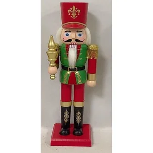 Dziadek do orzechów z muzyką 10 x 37 cm wielokolorwy - Ozdoby bożonarodzeniowe - miniaturka - grafika 1