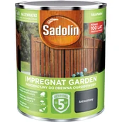 Farby i impregnaty do drewna - Sadolin Impregnat dekoracyjny do drewna ogrodowego Garden Antracytowy 0,7 l - miniaturka - grafika 1