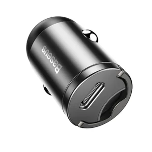 Baseus Tiny Star PPS mini inteligentna ładowarka samochodowa USB Typ C 30W Quick Charge 3.0 PD 3.0 szary (VCHX-B0G) - Ładowarki samochodowe - miniaturka - grafika 8