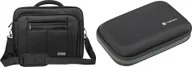Torby na laptopy - Torba Natec Torba Natec Boxer 17.3" NTO-0393 + Etui na dysk twardy Krill 2 Czarne NET-2053 - miniaturka - grafika 1