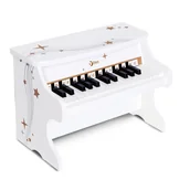 Instrumenty muzyczne dla dzieci - Classic World Pianino Białe CW40536 - miniaturka - grafika 1