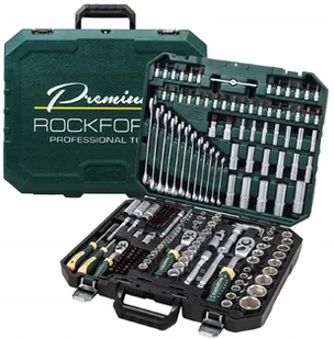 Zestaw narzędzi 216el. 1/4" 3/8" 1/2" Premium Xi-on Cr-V (4-32mm) - Zestawy narzędziowe - miniaturka - grafika 1