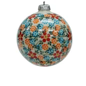 Bombki - Ceramiczna bombka duża Ceramika Bolesławiec - miniaturka - grafika 1