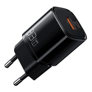 Ładowarka sieciowa Mcdodo Nano GaN CH-0151, USB + USB-C, 33W (czarna) - Ładowarki do telefonów - miniaturka - grafika 1
