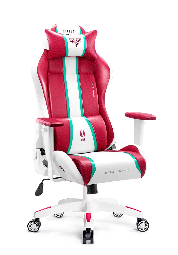 Diablo Chairs X-One 2.0 Normal Size biało-czerwony 28,87 zł