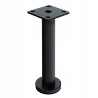 Meble modułowe i akcesoria - Noga meblowa stopka do łóżka kanapy prosta CZARNY MAT H160 wytrzymała SL015 - miniaturka - grafika 1