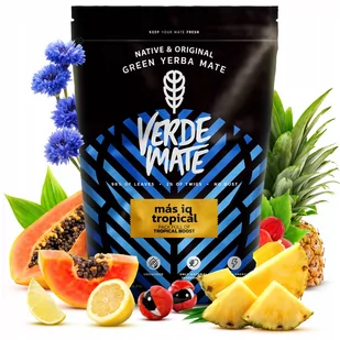 Yerba Verde Mate MAS IQ Tropical 500g Moc Tropików - Yerba Mate Yerba Verde Mate MAS IQ Tropical 500g Moc Tropików - Yerba Mate - miniaturka - grafika 1