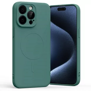 Mercury MagSafe Semi-Silicone iPhone 15 Pro Max 6,7" zielony /green - Etui i futerały do telefonów - miniaturka - grafika 1