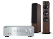 Zestawy stereo - Yamaha A-S501 (srebrny) + Tesi 6 (mokka) - miniaturka - grafika 1