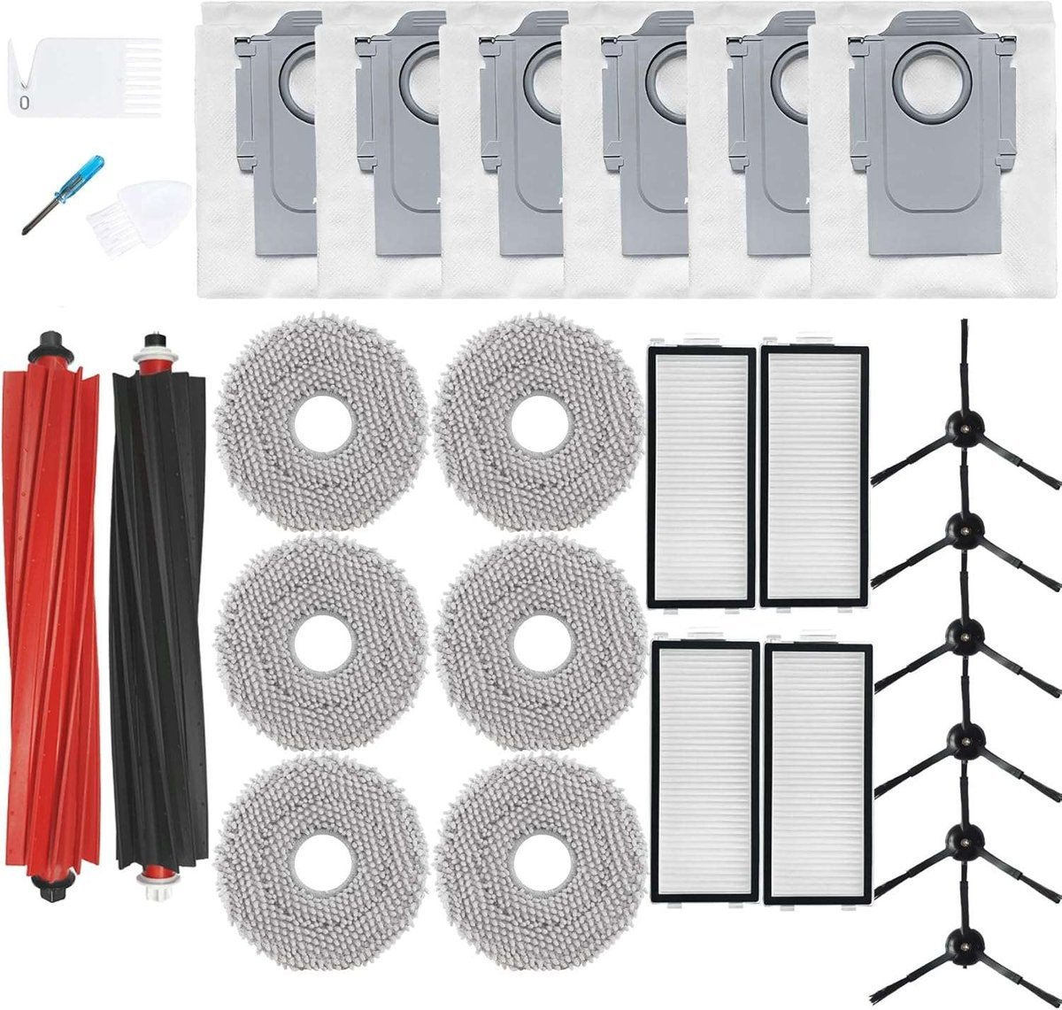 Zestaw akcesoriów do odkurzacza Roborock Qrevo Master Slim filtry szczotki