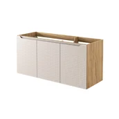 Szafki łazienkowe - Szafka łazienkowa pod umywalkę Comad Luxor 120 cm beż/jasne drewno 82-120-3D - miniaturka - grafika 1