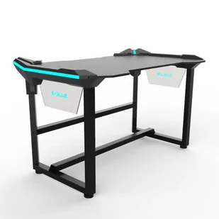 E-blue Biurko dla gracza EGT536BK, 136,5 x 80,3cm, 81 cm, podświetlenie, do okelejenie blatu biurka - Biurka - miniaturka - grafika 1