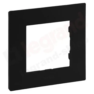 Legrand Ramka pojedyncza Niloe Step czarna 863591 - Klawisze i ramki - miniaturka - grafika 2