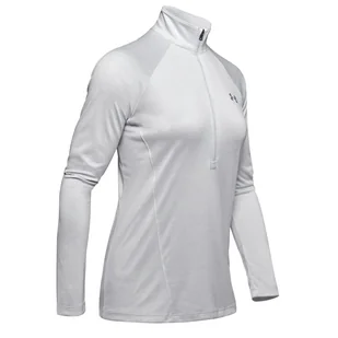 Damska Bluza UNDER ARMOUR TECH 1/2 ZIP TWIST 1320128-014 – Szary - Bluzy damskie - miniaturka - grafika 1