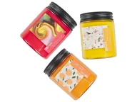 Aromaterapia - 3 świeczki zapachowe sojowe czerwona porzeczka/miechunka/jabłko FRUITY BLOOM - miniaturka - grafika 1