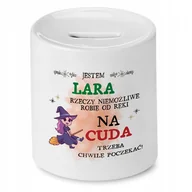 Skarbonki - Skarbonka dla Lary na Urodziny Idealny Prezent z Nadrukiem ze Zdjęciem - miniaturka - grafika 1