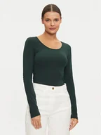 Bluzki damskie - ONLY Bluzka 15204712 Zielony Stretch Fit - miniaturka - grafika 1