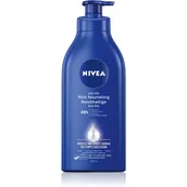 Balsamy i kremy do ciała - Nivea Smooth Sensation odżywcze mleczko do ciała do bardzo suchej skóry 625 ml - miniaturka - grafika 1