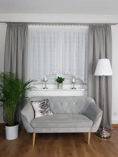 Firanka z woalu zdobiona gipiurą, eleganckie firanki do salonu gotowe - Firany Firanka z woalu zdobiona gipiurą, eleganckie firanki do salonu gotowe - Firany - miniaturka - grafika 1